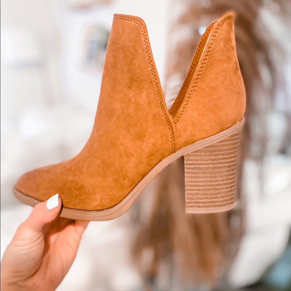 Chestnut Ankle Booties